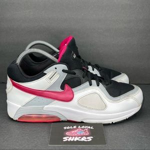 Nike Air Max Go Strong Women's Running Shoes US 8.5 White Black Pink 432088-101‎